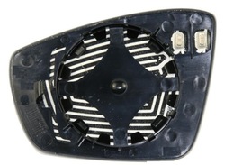 Вкладка зеркало le. стекло asfer.,ogrz. vw polo 09- фото №1