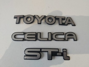 Toyota celica sti v 1,6 надпис емблема знак кришки зад фото №1