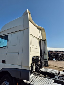 Спойлеры спойлеры ветровики кабінні закабинные комплект белый daf xf 106 фото №1