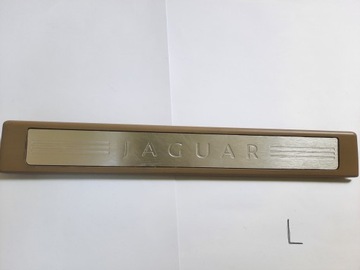 Jaguar xf x250 накладка порогова планка ліва фото №1