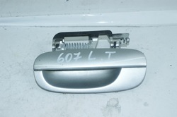 Ручка зовнішня ліва задня лівий зад срібна peugeot 607 9631931180 фото №1