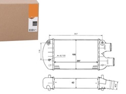 Nrf 30122a радіаторів повітря наддувний фото №1