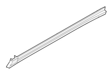 Volvo ex30 планка порогова ліва накладка поріг чорна оригінальний номер фото №1