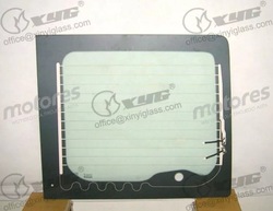 Стекло задняя ford transit 2000- левая с подогревом з отверстие фото №1