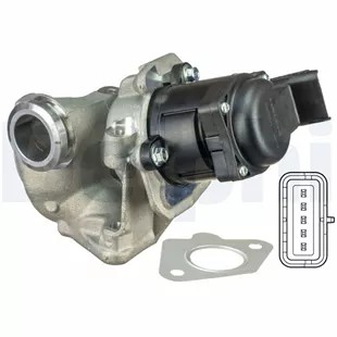 Delphi deleg10401-12b1 клапан egr citroen/peugeot 1.6 hdi 05- фото №1