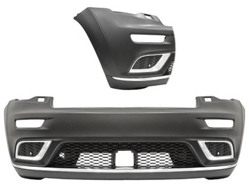 Jeep grand cherokee 2017-2021 бампер перед summit комплект фото №1