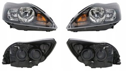 Фара лампа ford focus ii 08-10 l+p tyc фото №1