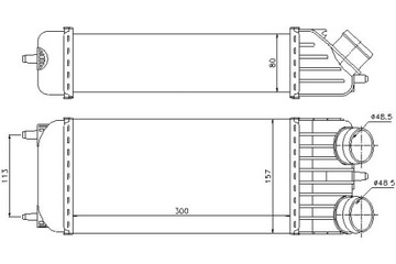 Nissens интеркулер citroen c2 1.6 hdi jm_ фото №1