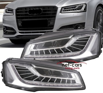 Лампы фара audi a8 d4 4h рестайлинг полный led matrix фото №1