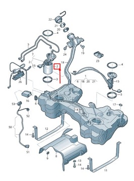 Audi q2 ga fuel delivery module 5q0919088an фото №1