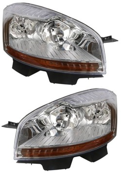 Фары лампы citroen c4 picasso 06-13 tyc комплект + двигатели фото №1