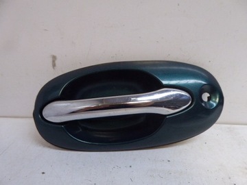 Kia carnival i up 98-01 ручка зовнішня перед права хром фото №1