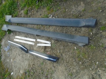 Range rover p38 ii планка пороговая накладка хром фото №1