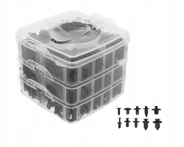 Застібки кліпси кліпси rozporowe автомобільні 620 szt фото №1