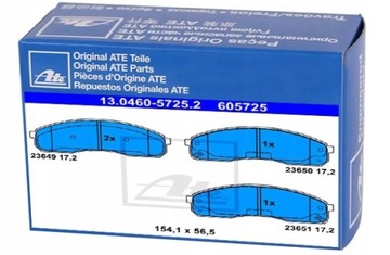 Гальмівні колодки гальмівні ate do kia pregio 2.5 tci 2.7 фото №1