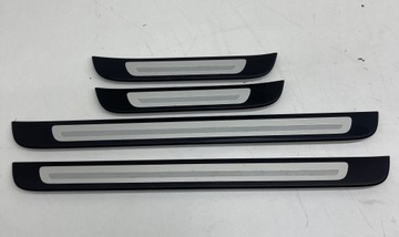 Audi a6 c7 4x планки накладки пороговые комплект фото №1