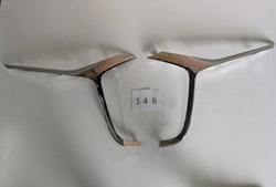 Хром, накладка бампера, решітка, решітка citroen ds-3 crossback 146. фото №1