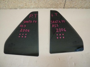 Скло двері права задня hyundai santa fe ii 2006 фото №1