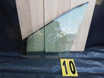 Renault scenic 2 ii стекло кузовная боковая дверь передняя перед левая фото №1