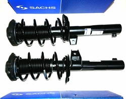 2x sachs 317575 амортизатор пружина 993061 перед skoda superb ii фото №1