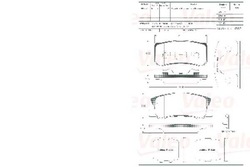Тормозные колодки тормозные valeo 4605a447 4605a487 mn102628 фото №1