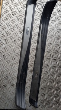 E61 e60 планка пороговая накладка порога правая перед фото №1