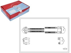 Corteco шланг гальмівний гнучкий ford фото №1