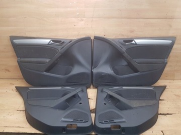 Боковина оббивка двері перед зад kpl vw golf vi фото №1