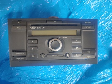Ford mondeo mk3 радіо 6000 cd 3s7t-18c815-ac фото №1