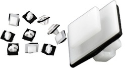 10x клипса планки боковой пороговой hyundai kia фото №1