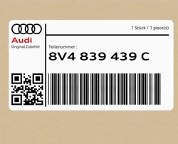 Направляющая стёкла левая audi a3 rs3 фото №1