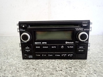 Hyundai getz 06-10 радіо cd 2 din фото №1