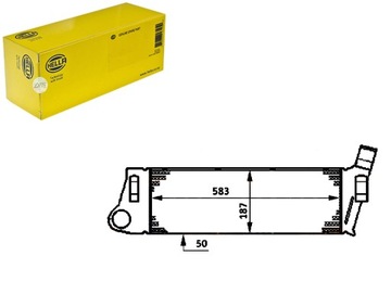 Hella интеркулер renault megane ii фото №1