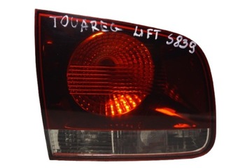 Лампа лівий зад vw touareg 7l рестайлінг кришка фото №1