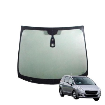 Стекло лобовое peugeot 3008 5008 2009-16 зелёная з датчиком оригинальный номер 8116ry фото №1