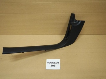 Накладка захист стійка порогова ліва peugeot 308 фото №1