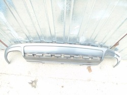 Накладка спойлер бампера зад задний audi s4 b8 фото №1