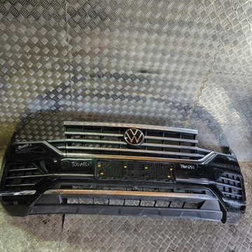 Бампер переднее перед vw touareg 3 iii 760 cr7 2017- ly9t r-line фото №1