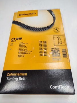 Лента распределительный вал contitech ct 848 121 з audi/seat/vw 1,6 /1,8 фото №1