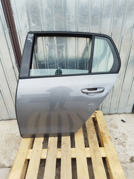 Двері ліві зад оригінал vw golf 6 vi 2008-2013 hb 5d 5 двері колір la7t фото №1