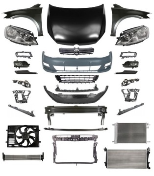 Golf vii 7 перед pas капот бампер крило лампа фото №1