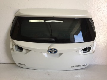 Кришка багажника зад auris ii код 070 біла перлина , хетчбек фото №1