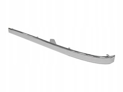 Chrysler town country 2008-2010 планка накладка хром бампера зад левая фото №1