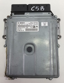 Комп'ютер двигуна citroen c5 iii x7 hdi 9666840180 фото №1