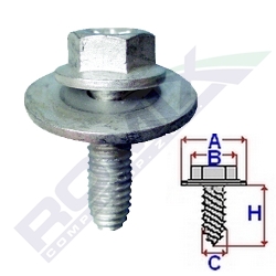 Винт крепежная защитные накладки avensis 97- 5 szt фото №1
