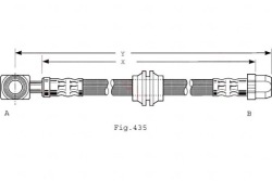 Trw трубка  тормозной elast. mini r50 r53 r52 фото №1