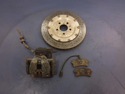 A8 s8 d4 диск зад супорт лівий ceramika 370 mm фото №1