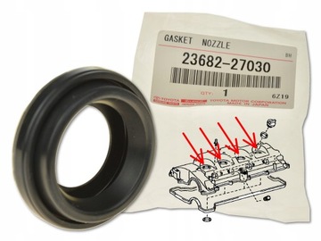 Сальник toyota впрыска оригинал 2368227030 toyota d4d фото №1