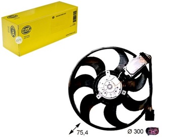 Вентилятор радиатор hella 7l0959455c 7l0959455 f фото №1