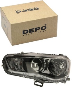 Фара лампа передняя левая mitsubishi outlander ii 2.0/2.2/2.4 2006-12 фото №1